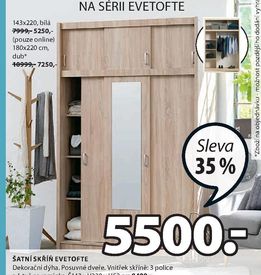 ŠATNÍ SKŘÍŇ EVETOFTE