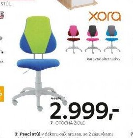 7 otočná židle
