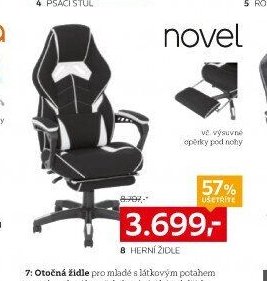 8 herní židle