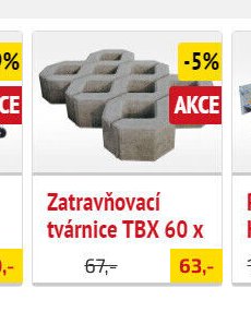 Zatravňovací tvárnice TBX 60 x