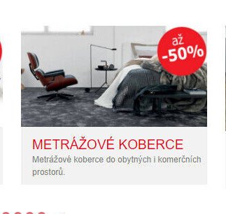 Metrážové koberce