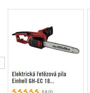 Elektrická řetězová pila Einhell GH-EC 18...