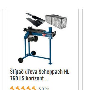 Štípač dřeva Scheppach HL 760 LS horizont...