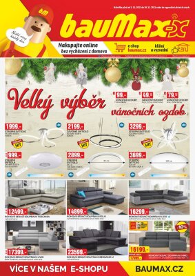 akční leták bauMax 1.11.2021-30.11.2021