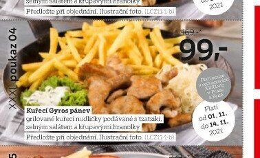 Kuřecí Gyros pánev