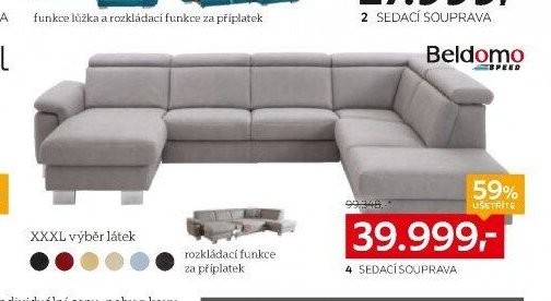 4 sedací souprava