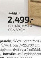Botník, výška cca 89 cm