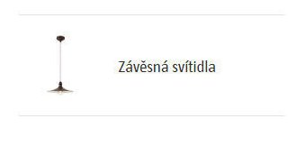 Závěsná svítidla