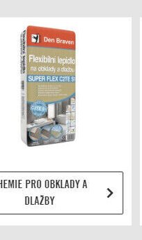 Flexibilní lepidlo na obklady a dlažbu SUPER FLEX C2TE S1