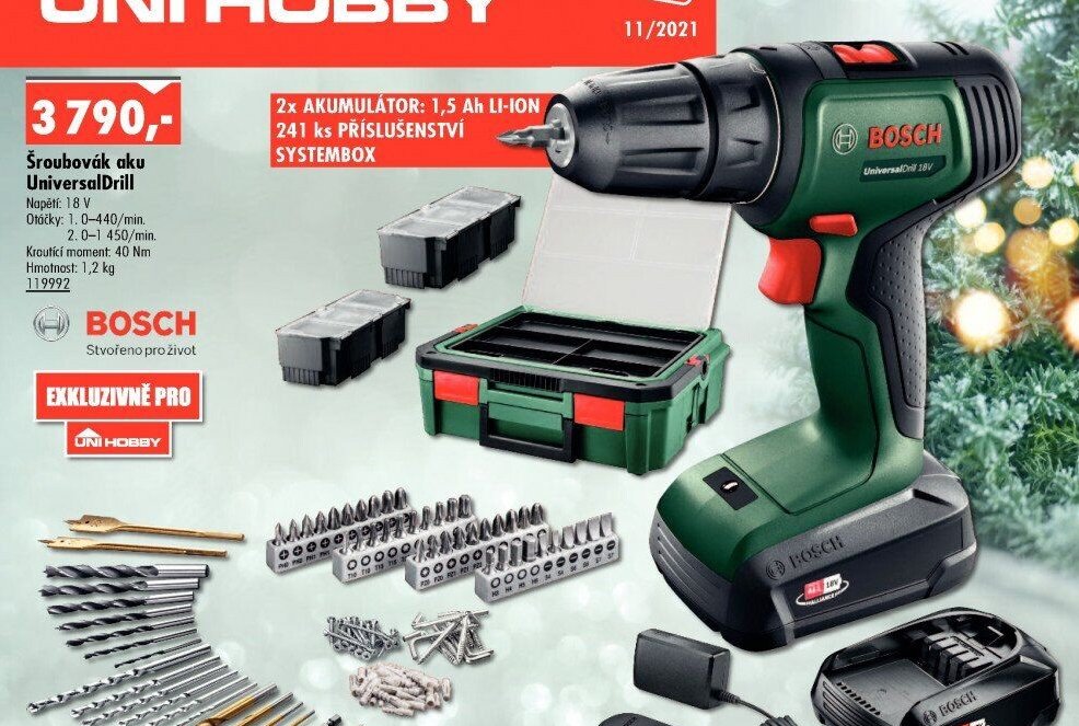 Šroubovák aku UniversalDrill