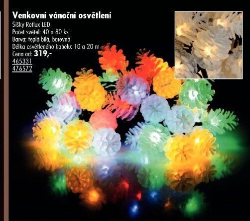 Venkovní vánoční osvětlení