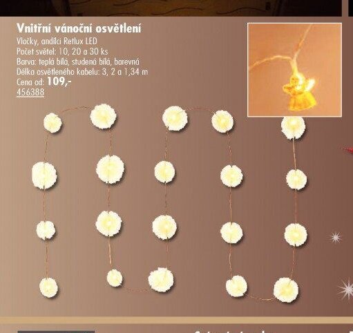 Vnitřní vánoční osvětlení