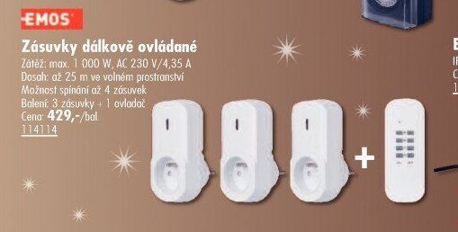 Zásuvky dálkově ovládané