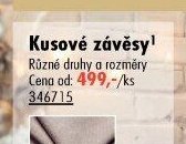 Kusové závěsy