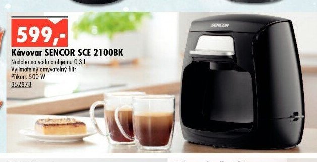 Kávovar SENCOR SCE 2100BK