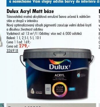 Dulux Acryl Matt báze