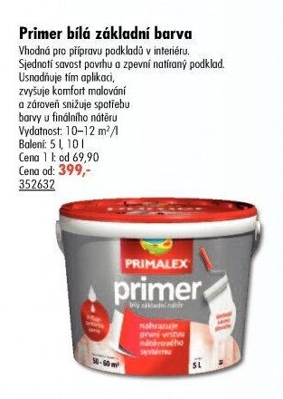 Primer bílá základní barva