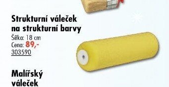 Strukturní váleček na strukturní barvy