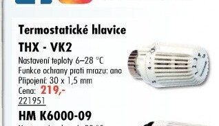 Termostatická hlavice THX - VK2