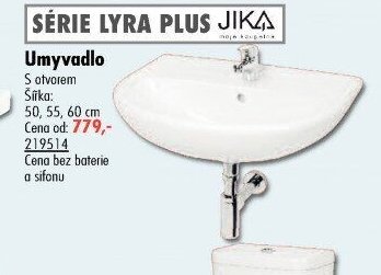 Umyvadlo Série Lyra Plus Jika
