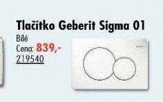 Tlačítko Geberit Sigma 01