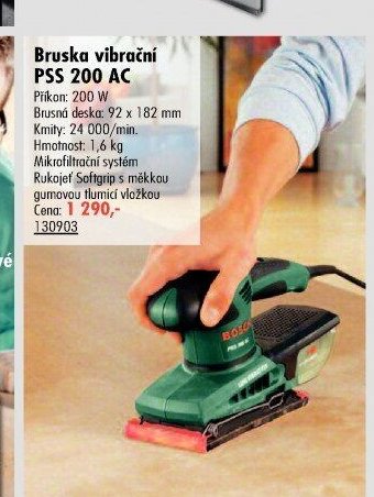 Bruska vibrační PSS 200 AC