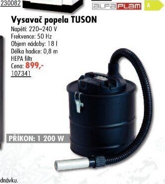 Vysavač popela TUSON