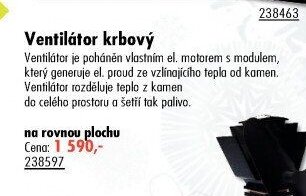 Ventilátor krbový