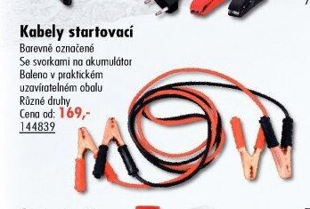 Kabely startovací