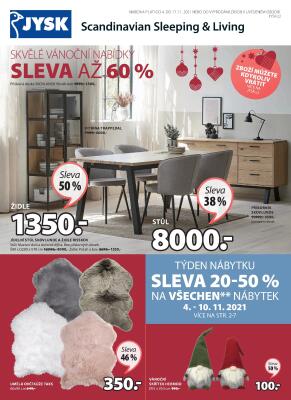 akční leták Jysk 4.11.2021-17.11.2021