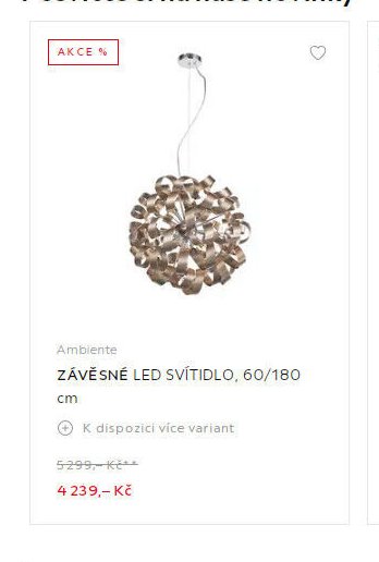Ambiente ZÁVĚSNÉ LED SVÍTIDLO, 60/180 cm