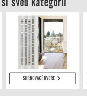 Shrnovací dveře