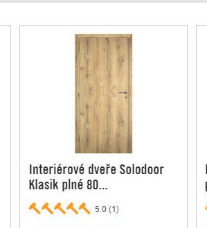Interiérové dveře Solodoor Klasik plné 80