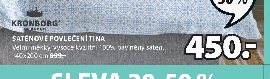 Saténové povlečení TINA