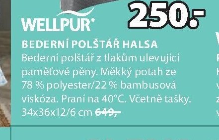 Bederní polštář HALSA