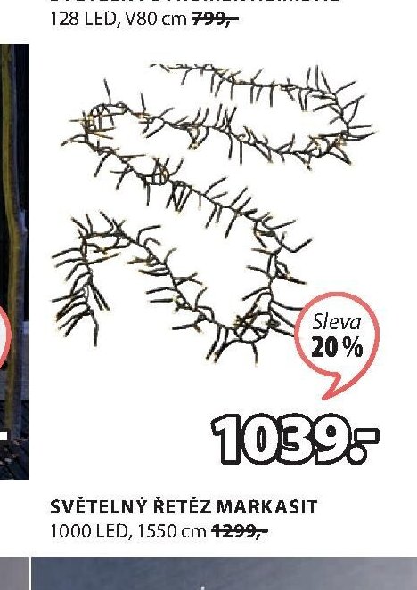 SVĚTELNÝ ŘETĚZ MARKASIT