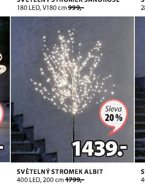 SVĚTELNÝ STROMEK ALBIT
