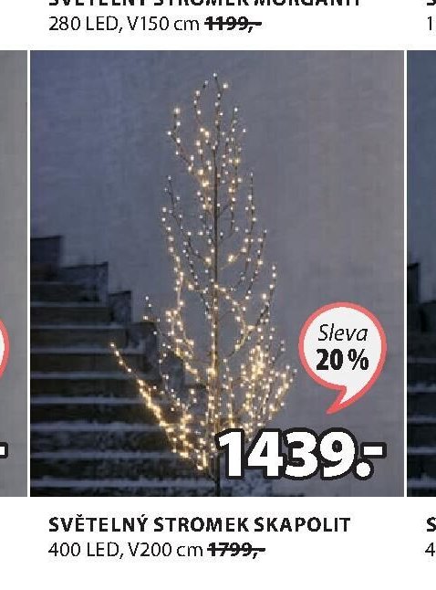 SVĚTELNÝ STROMEK SKAPOLIT