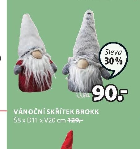 VÁNOČNÍ SKŘÍTEK BROKK