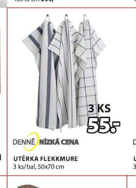 UTĚRKA FLEKKMURE 3 ks/bal, 50x70 cm