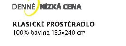 Klasické prostěradlo