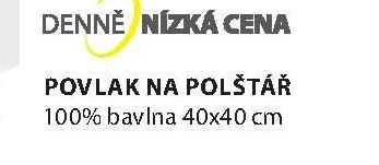 Povlak na polštář