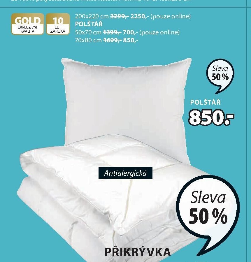 GOLD POLŠTÁŘ