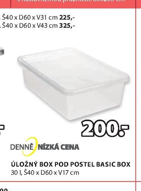 Úložný box pod postel BASIC BOX
