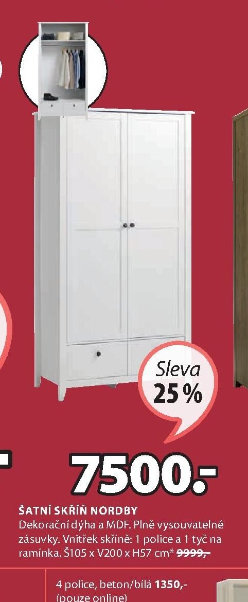 ŠATNÍ SKŘÍŇ NORDBY