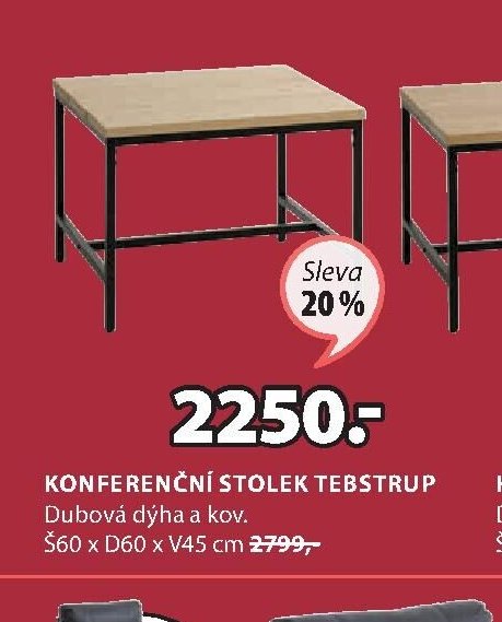 KONFERENČNÍ STOLEK TEBSTRUP
