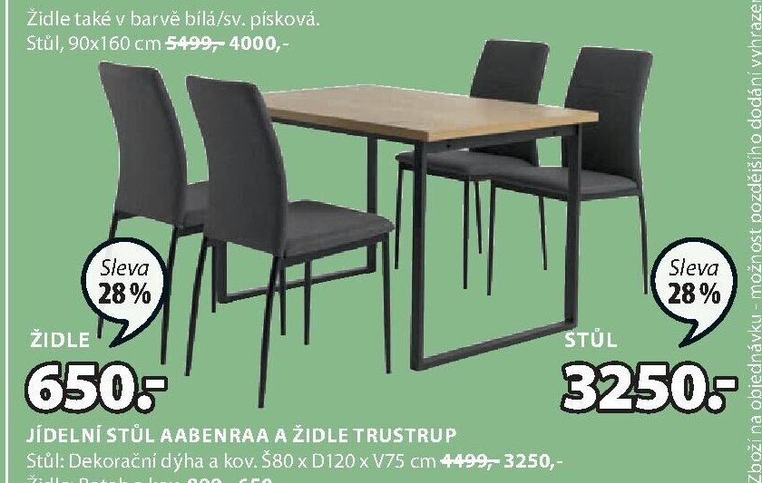 Jídelní stůl AABENRAA