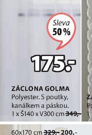 ZÁCLONA GOLMA