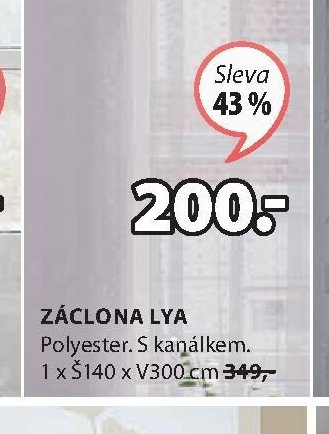 ZÁCLONA LYA