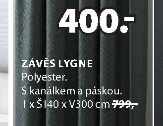 ZÁVĚS LYGNE